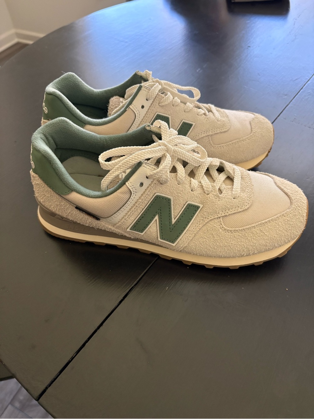 New Balance 574 Cordura Pack Calcium New Spruce Beige Green Men’s Size 10